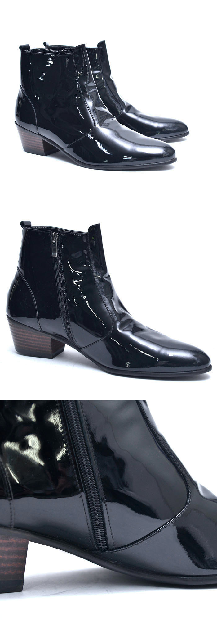 5cm heel boots